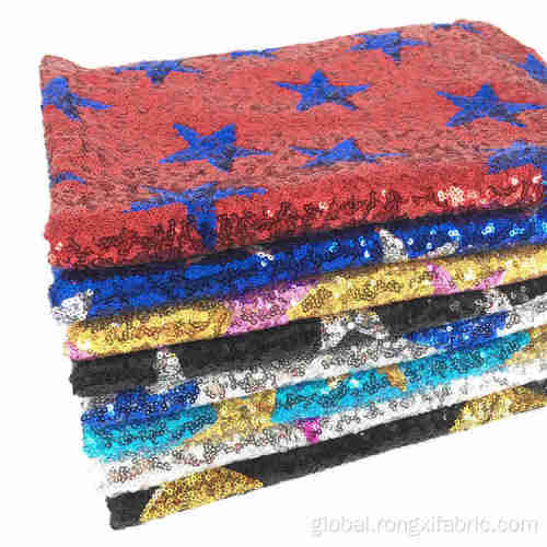 Reversible Sequin Fabric wholesale Matte Lace Gradient Transparent 3mm sequin fabric Factory